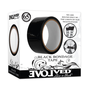 Evolved Black Bondage Tape - 20 metre length
