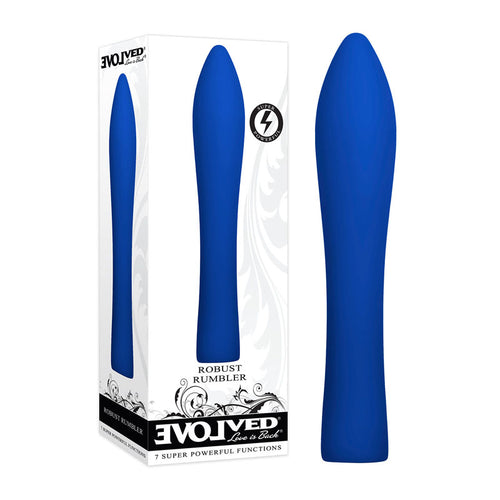 Evolved Robust Rumbler - Blue 19.7 cm USB Rechargeable Vibrator