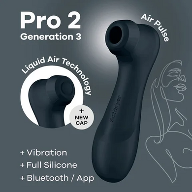 Satisfyer Pro 2 Generation 3 with App Control-Dark Grey